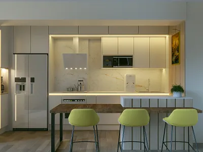 Kitchen 3d rendering drawing furniture ideas interior interior design kitchen sketchup