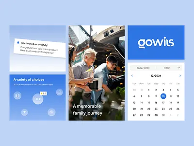 Gowius Design System branding car design system modern saas showcase ui web app website