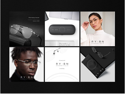 Ray-Ban - Social Media Design - Instagram Post - Banner Ads ads brand guideline branding clean design elegant eyewear fashion graphic design identity instagram minimalist mockup modern post promotion social media typography ui web design