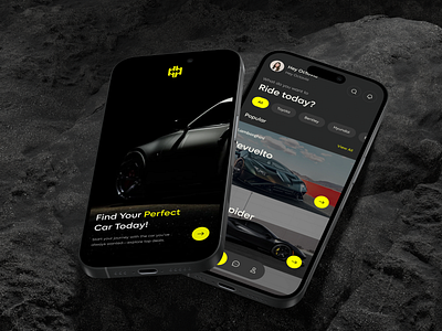 Car Rental App Concept app app design booking app booking car car car rent service car rental car rental app clean clean ui concept driver interface mobile ui rent rent a car rental rental company transport ui design