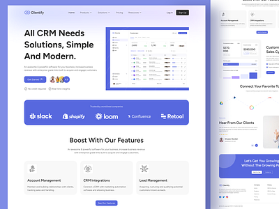 CRM Web Design animation crm crm landing page crm uiux crm web crm web application crm web design crm web ui crm web uiux crm website minimalist web design motion graphics saas saas app saas web design team management app ui ui animation uiux