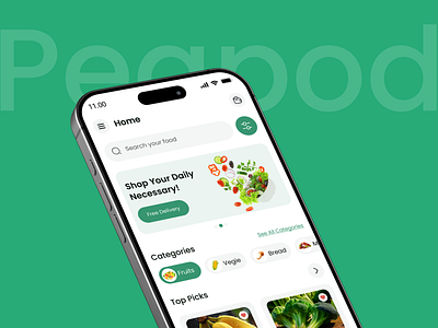 Food Delivery App Design - UX/UI app app design clean delivery app ecommerce ecommerce app food app food delivery service mobile app online food restaurant app ui design uiux