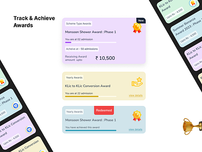 Awards Tracking and Progress UI achievements ui analytics ui awards ui incentive ui progress tracking ui reward system ui rewards ui ui uiux design