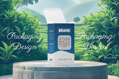 Packaging design box branding business creative design graphic design illustration medicine pack pack packaging packaging design product packaging serum packaging simple