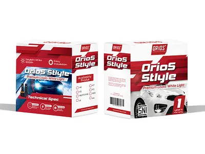 car lighting packaging branding design graphic design packaging