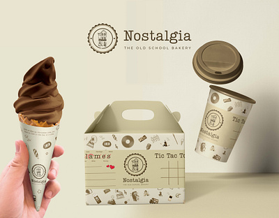 Nostalgia The Old School Bakery - Brand Identity & Brand Design brandidentity branding graphicdesign identitydesign logodesign moodboard typography