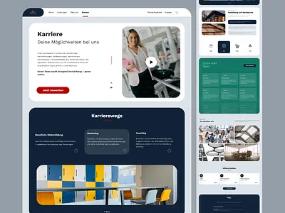 Patzig Website Design carrer carrer page clean landing page roofing service template ui ux web web design website