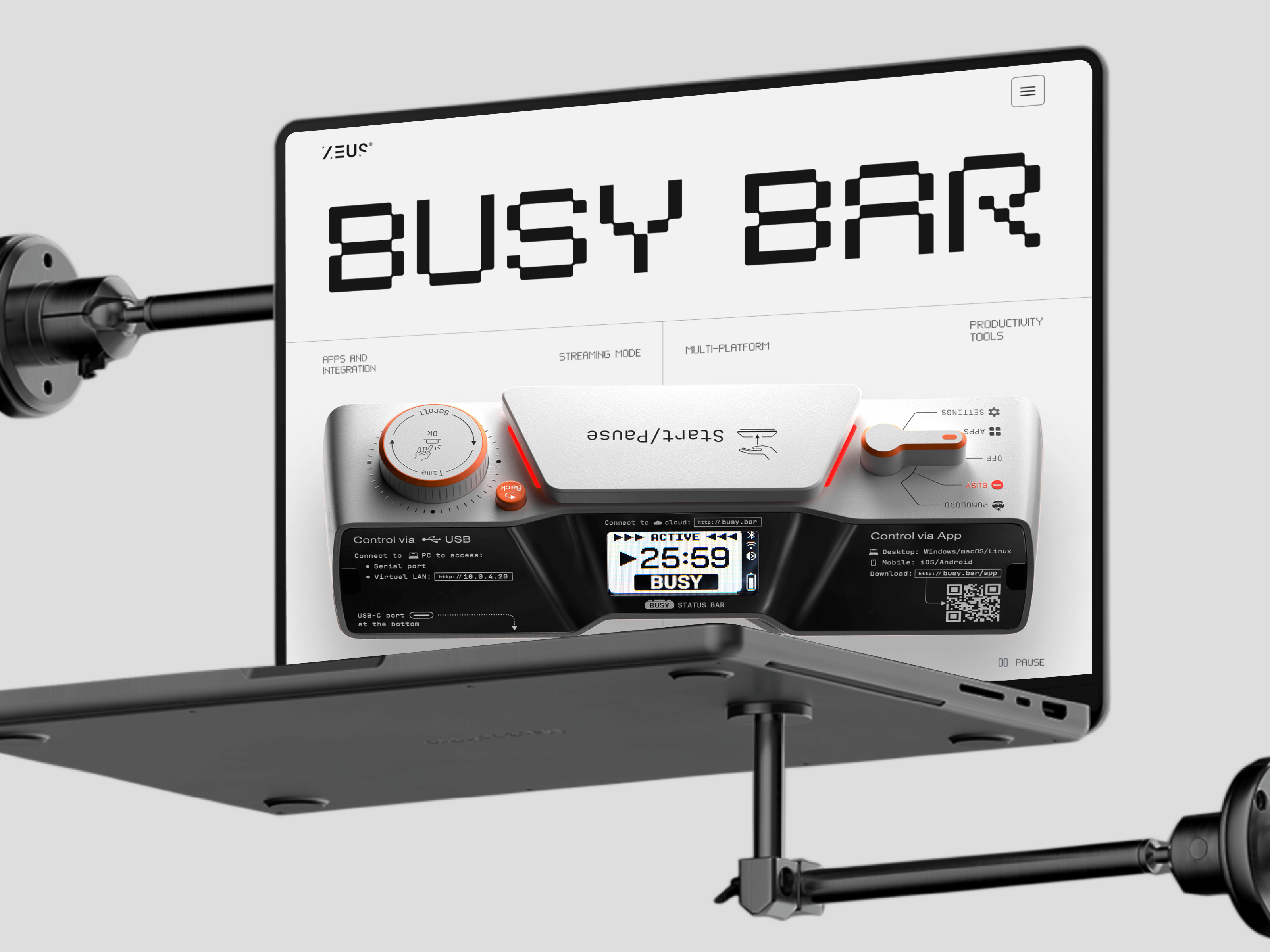 Example of Busy Bar Website Redesign Concept