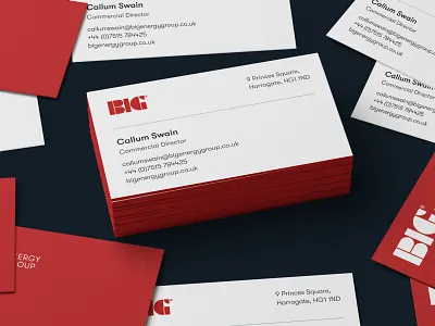 Corporate Business Cards branding business card consultancy corporate business cards corporate identity energy advisory firm energy procurement energy sector premium corporate look printed identity stationery design uniko uniko studio visual identity