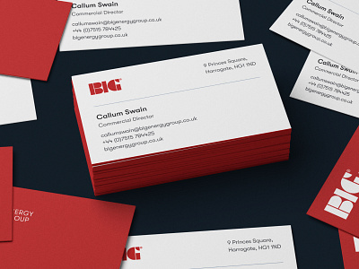 Corporate Business Cards branding business card consultancy corporate business cards corporate identity energy advisory firm energy procurement energy sector premium corporate look printed identity stationery design uniko uniko studio visual identity