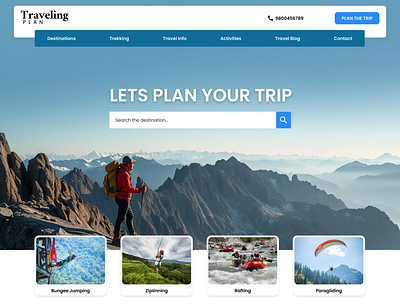 Traveling Plan branding design logo ui ux