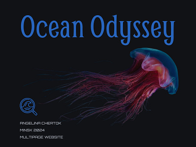 Ocean Odyssey WebPage design ui user experience user interface ux web webdesign webpage