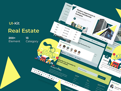 Real Estate animation branding graphic design logo motion graphics ui