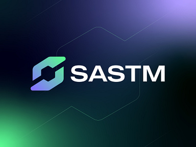 SASTM Logo Design Concept agency blockchain brand identity branding company crypto currency decentralized defi fintech logo logo design logo identity logotype modern logo s logo software technology token web3