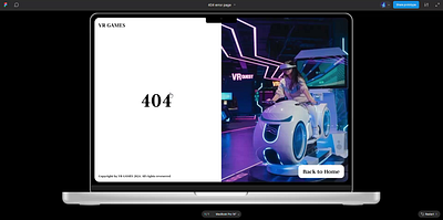 🌟 Designing the Unexpected: Creative 404 Pages for VR Games 🌟 animation app branding design graphic design illustration logo motion graphics ui