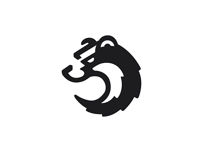 Honey badger logo animal badger brand branding for sale honey badger logo mark nagual design sport