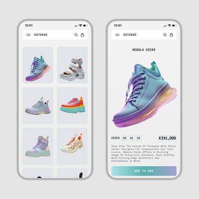 Shoe store mobile app exploration mobile app shoe store