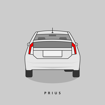 Toyota Prius car prius prius hybrid prius minimalist design prius vector toyota