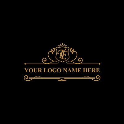 LUXURY (TE) Logo Sample design editable graphic design illustration illustrator logo vector