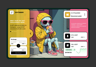 Crypto crypto money sol ui website