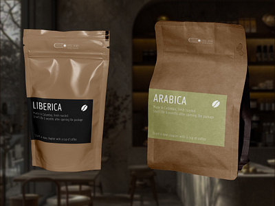 Coffee package adobe illustrator adobe photoshop branding cafe coffee package coffee paper bag coffee shop corporate style design graphic design logo package