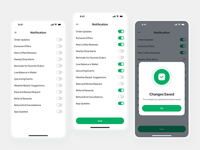 Mokopi - Account, Notification flow | Mobile UI Kit 3d admin dashboard ai agent brand identity branding clean delivery e commerce finance graphic chart marketbuzz minimalist mobile product design saas travel trend ui web3 website