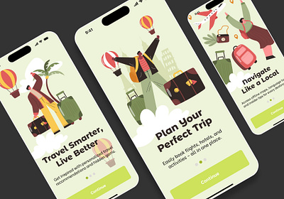 Travel app app travel trip ui vacancion