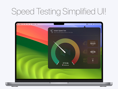 Internet Speed Test App Concept internet access internet speed mobile app design speed test speedtest app ui website wifi usage