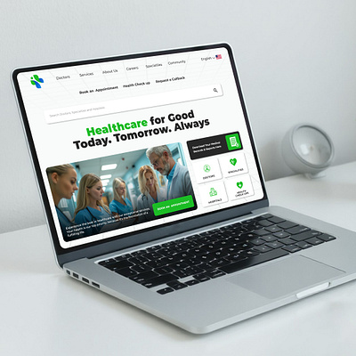 HEALTHCARE WEBSITE | UI DESIGN |UIUX | UI MOCK UP 3d branding graphic design logo motion graphics ui uiux