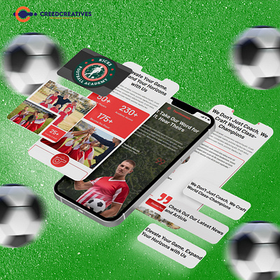 Kickstart Your Football Journey with Us agencycreatives uiux userinterface webdevbelopment website