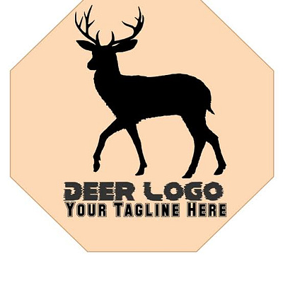 3 logo design inspired by deer