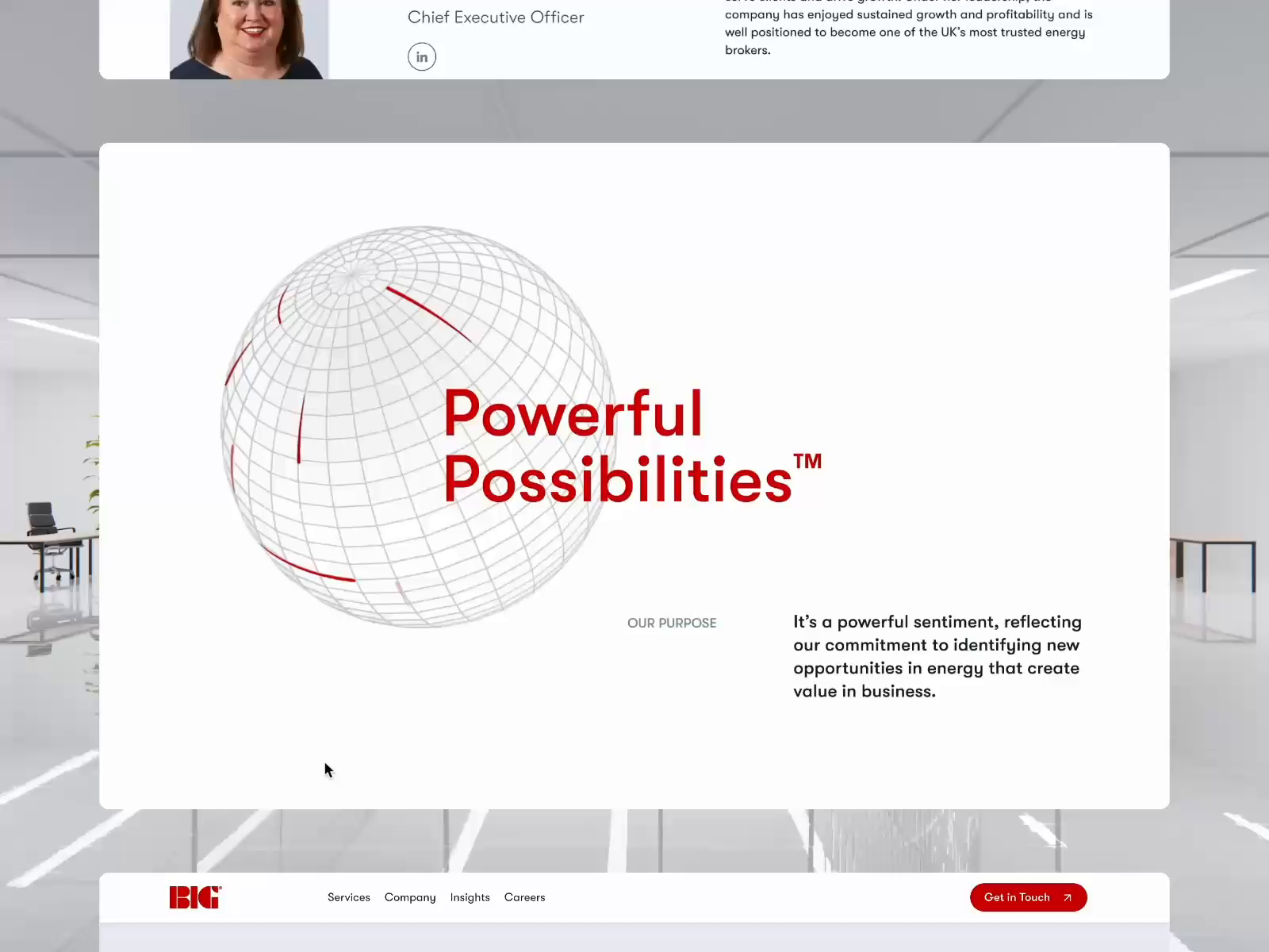 Example of Website Design & Development