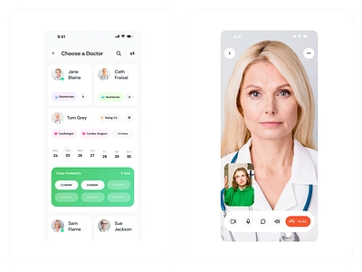 Telemedicine Mobile App Concept for iOS & Android (AI + ai ai healthcare analitycs android app blood care chat dashboard doctor graphic design ios medical medicine metrics ml mobile patient statistic telemedicine