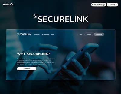 Secure Messaging App Website Design – SecureLink cross platform design digital security functional design messaging modern ui private messaging secure secure platform secure user interface ui ui design uiux design ux ux design web design website