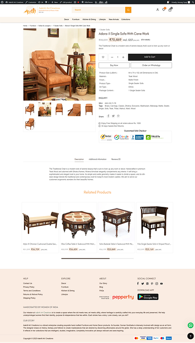 Discover Handcrafted Designer Wooden Chairs