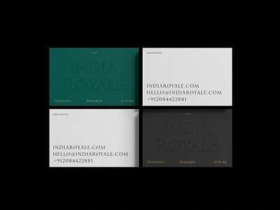 India Royale Branding #2 beauty behance brand branding business card cosmetic design dribbble graphic design identity logo makeup skincare visual