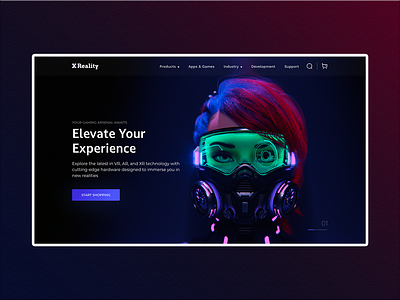 Creating an immersive experience with XR: XReality motion graphics ui