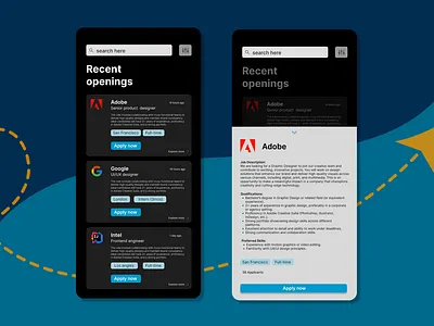 Daily UI #050 - Job Listing or Hiring Page daily ui 050 dailyui dailyui 050 dailyui050 ui ux