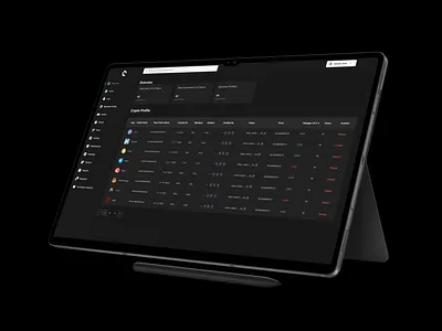 Dashboard crypto dashboard ui design