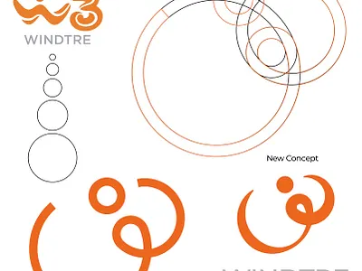 WindTre New Concept Logo branding design graphic design illustration justforfun logo logos newlogo rebranding vector