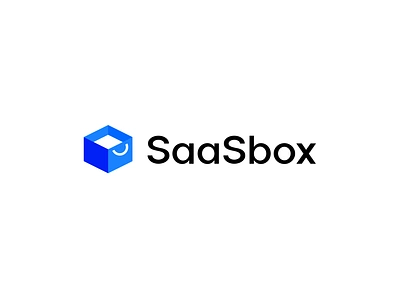 saas box logo 3d app box bag bag logo box box logo branding cube design ecommerce ecommerce logo logo logo design saas saas box logo shopping logo