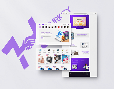 UI/UX -Hurkify Website Landing Page Design e commerce landing page ui uiux website website design