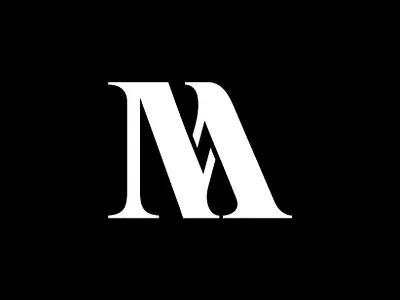 M Monogram Luxury Brand Logo branding fashion brand logo luxury monogram