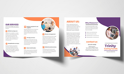 Medical Trifold Brochure abstract advertising annual branding business corporate creative customizable design flyer health healthcare identity leaflet marketing medical professional stationary tri fold tri fold brochure