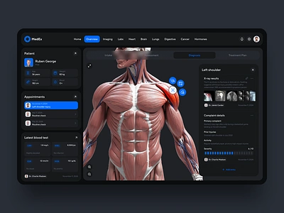 Medical Practice Management Software Dashboard Design biotech chek in clinic dashboard doctor health health tracking healthcare healthcare website healthtech med website medical care medical tracking app medicine online medicine web design wellness