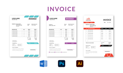 Invoice Design anime t shirt app baby t shirt boy t shirt design branding design excel invoice graphic design illustration invoice logo typography ui ux vector