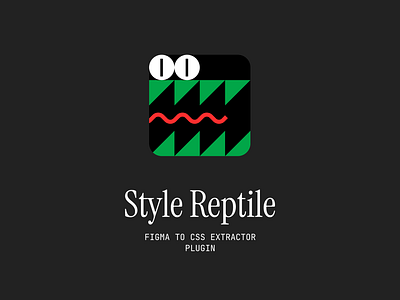 Style Reptile css design figma identity logo plugin typography