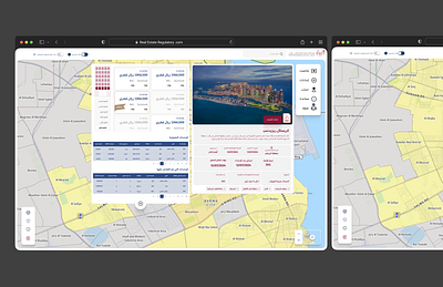 GCC Real Estate Analytics animation arabic market analytics arabic real estate solutions arabic user interface (ui) generative ai for real estate graphic design interactive mapping platform investment map analytics localized ux design logo motion graphics multilingual platform design property data analytics qatar focused design qatar real estate real estate market analysis real estate visualization ui web based platform development