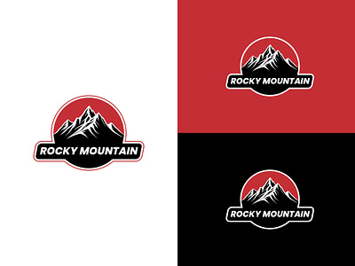 Logo design. Rocky Mountain brand branding business business logo design icon identity illustration logo logo design logo mark logodesign logos logotype modern logo mountain old school logo typography vector