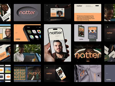 natt | Brand ID ai app bold branding digital product freelance graphic design holistic human identity intelligence logo matching mobile modern nikola obradovic design ondsn people ui web design